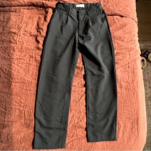 Abercrombie black tailored trousers